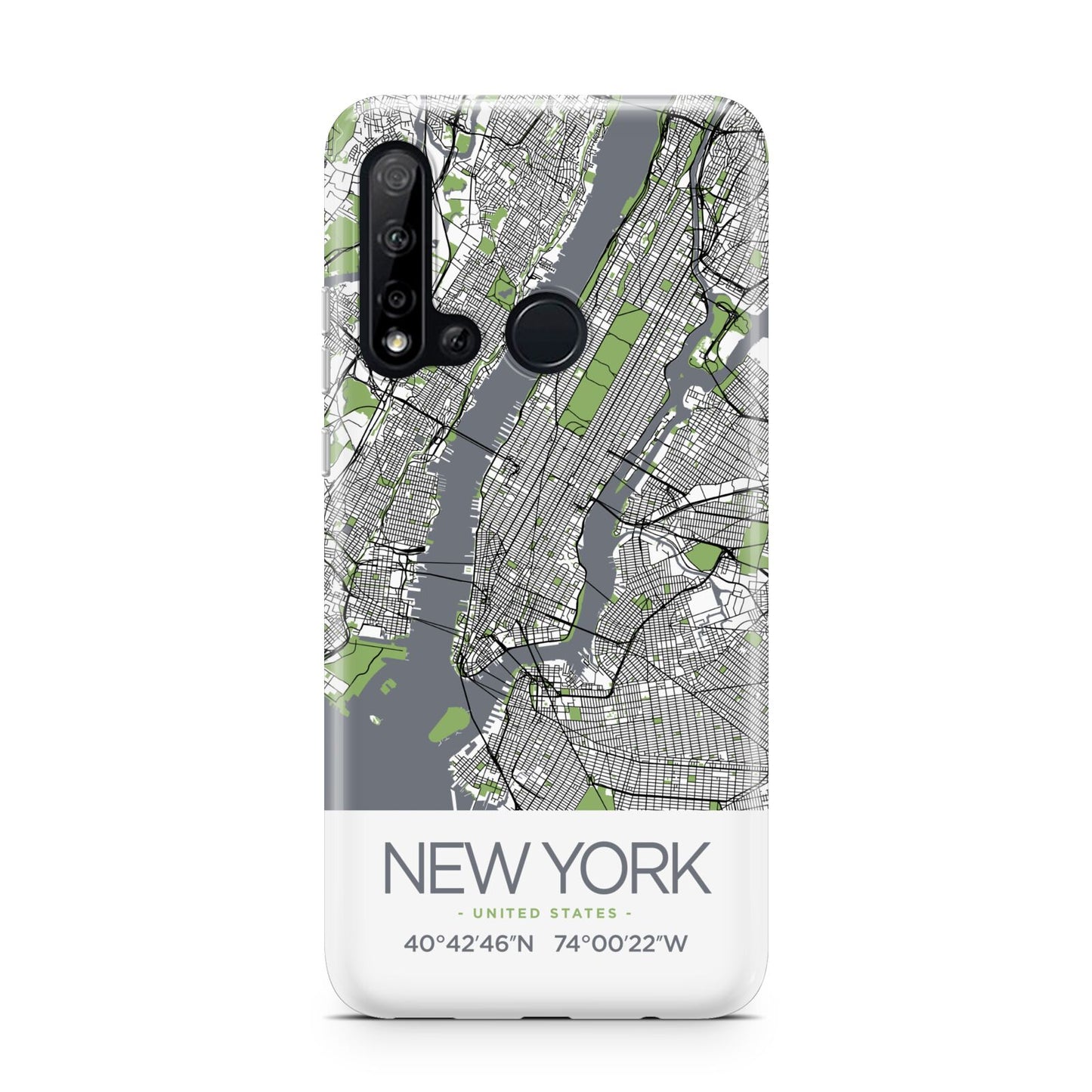 Map of New York Huawei P20 Lite 5G Phone Case