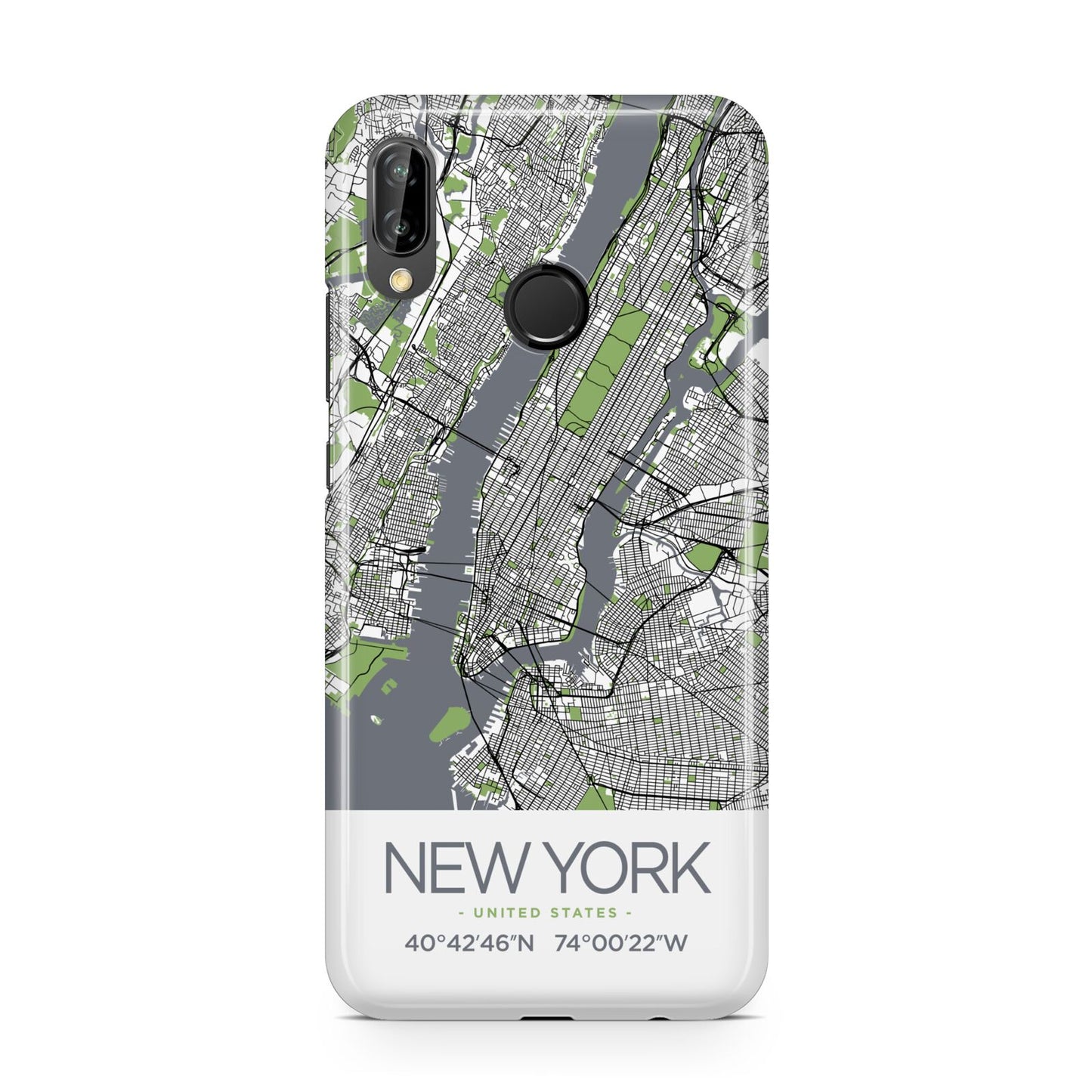 Map of New York Huawei P20 Lite Phone Case