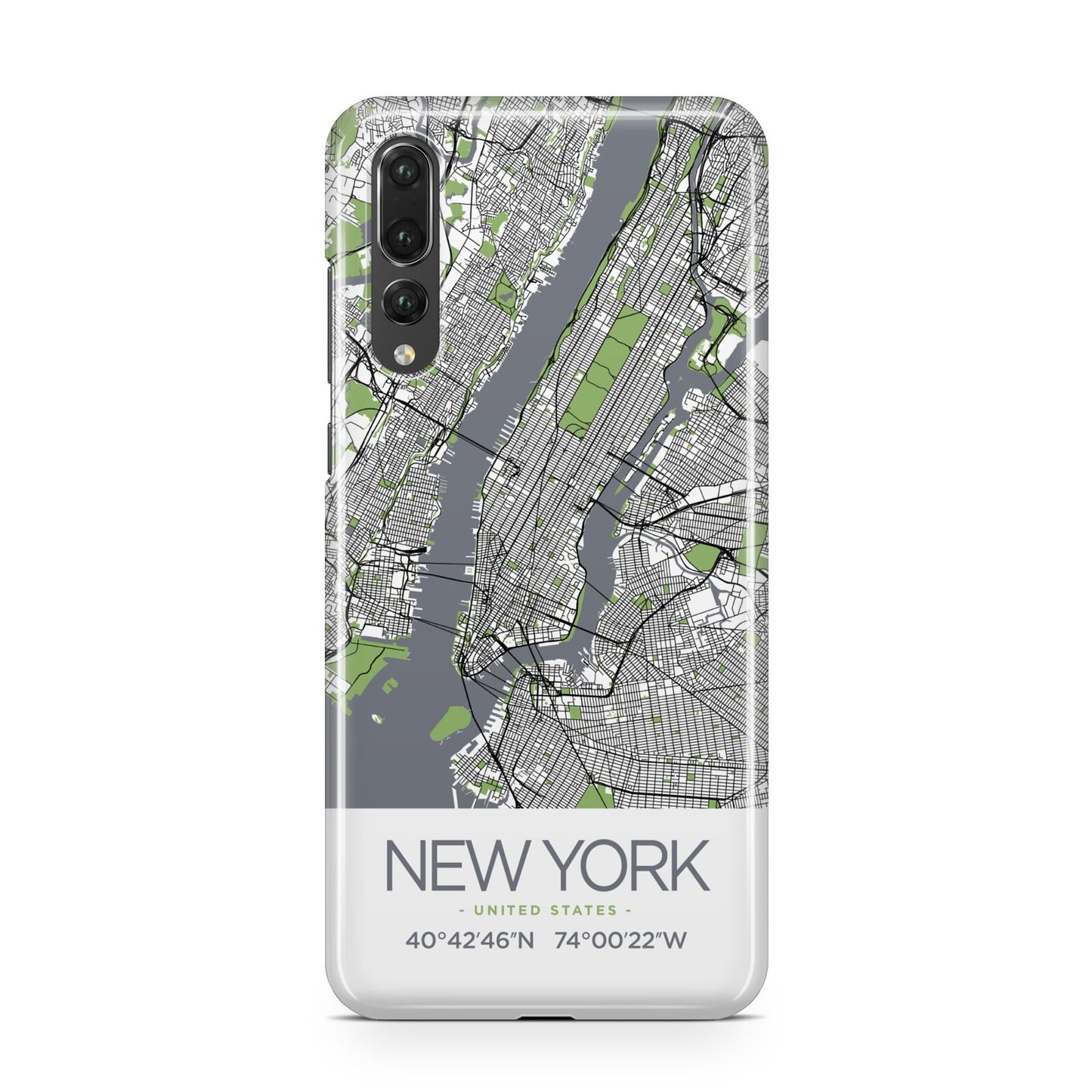 Map of New York Huawei P20 Pro Phone Case