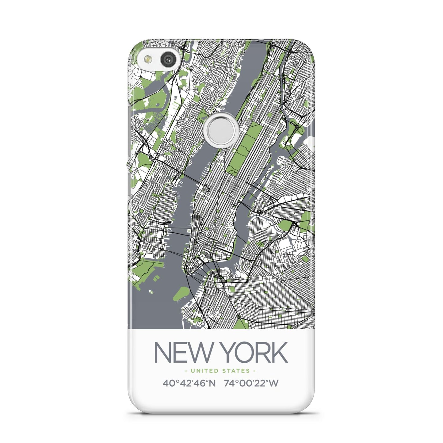 Map of New York Huawei P8 Lite Case