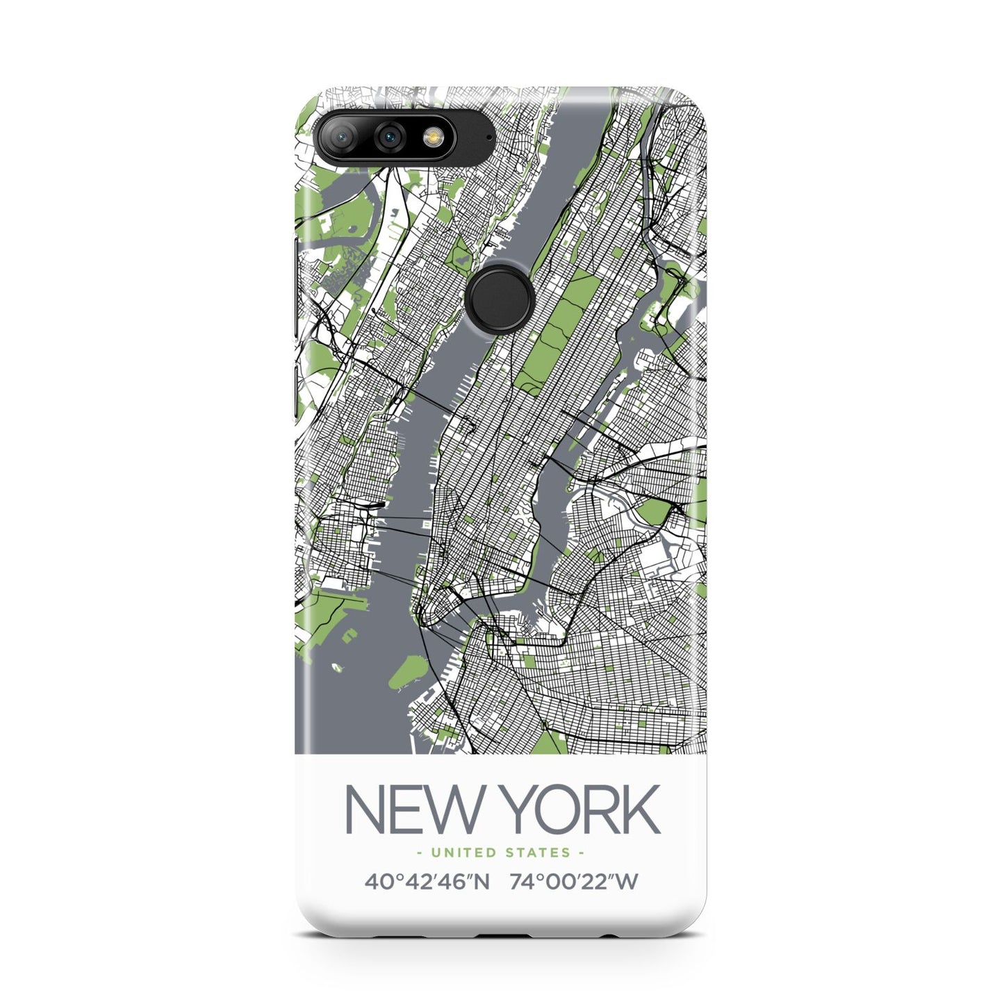 Map of New York Huawei Y7 2018