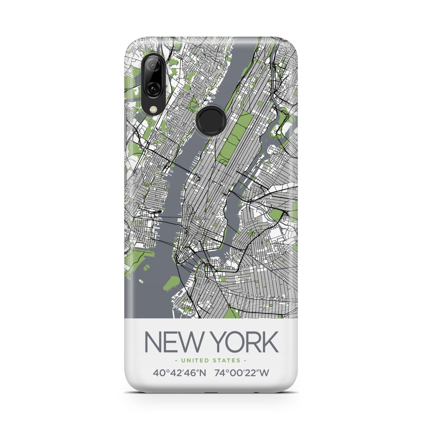 Map of New York Huawei Y7 2019