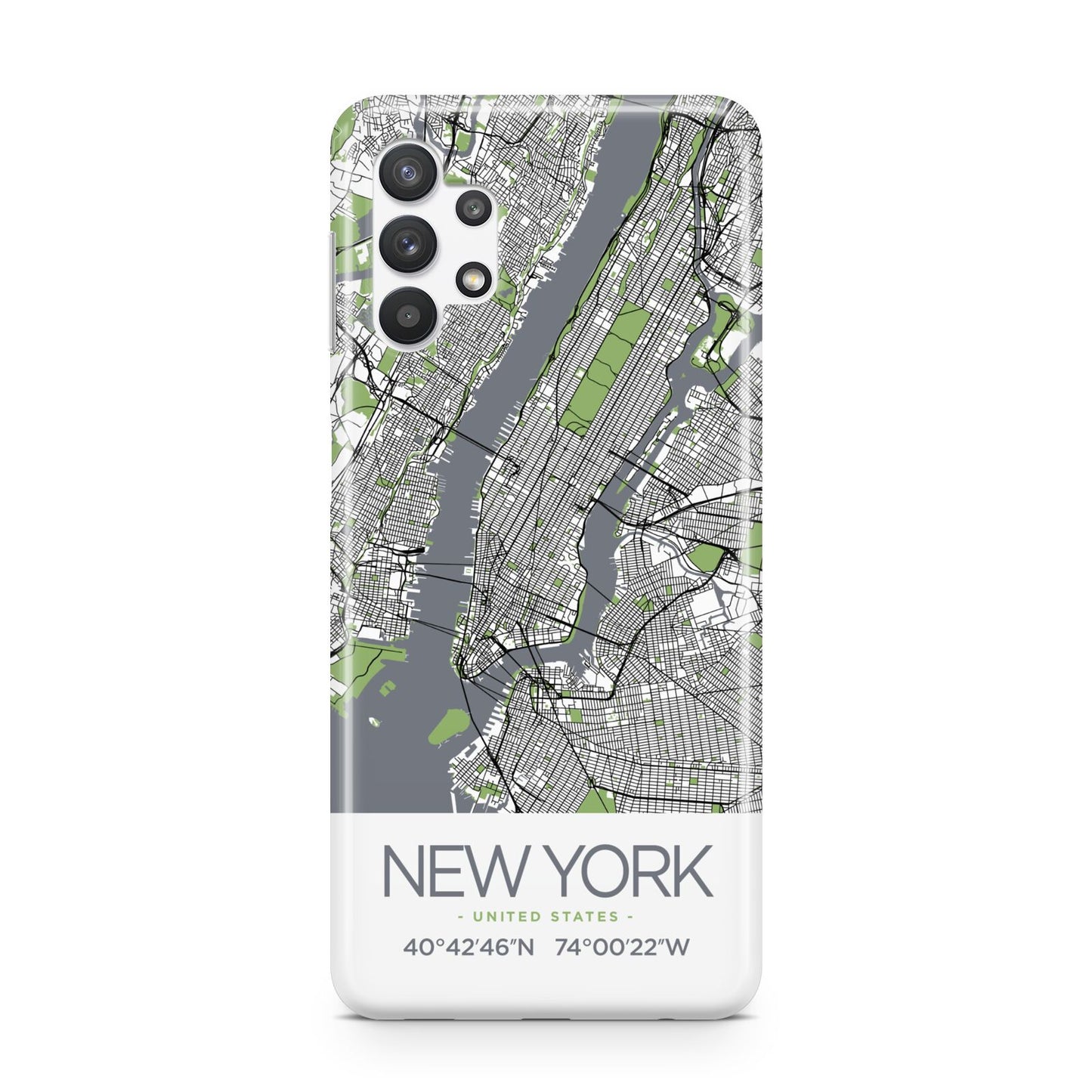 Map of New York Samsung A32 5G Case