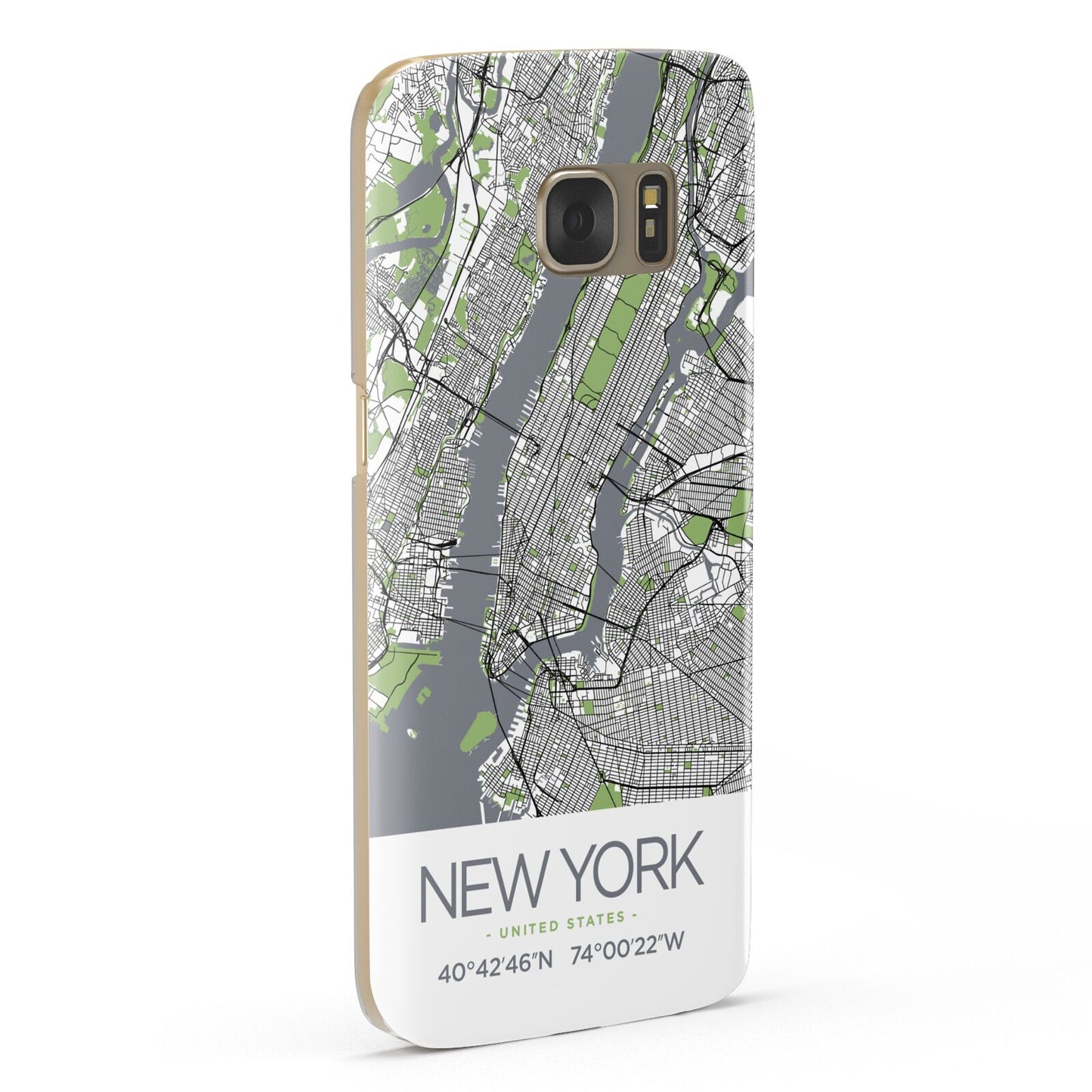 Map of New York Samsung Galaxy Case Fourty Five Degrees