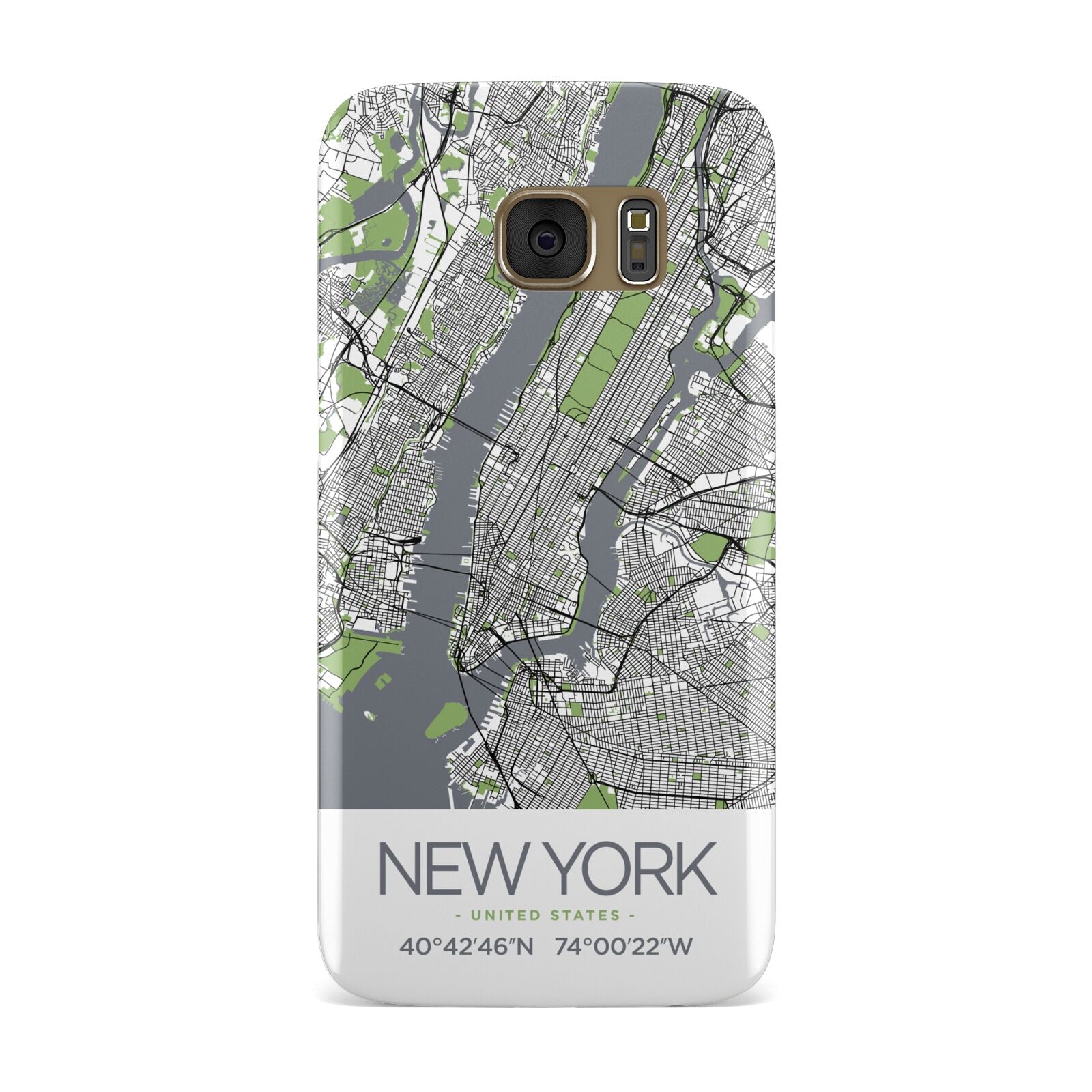 Map of New York Samsung Galaxy Case