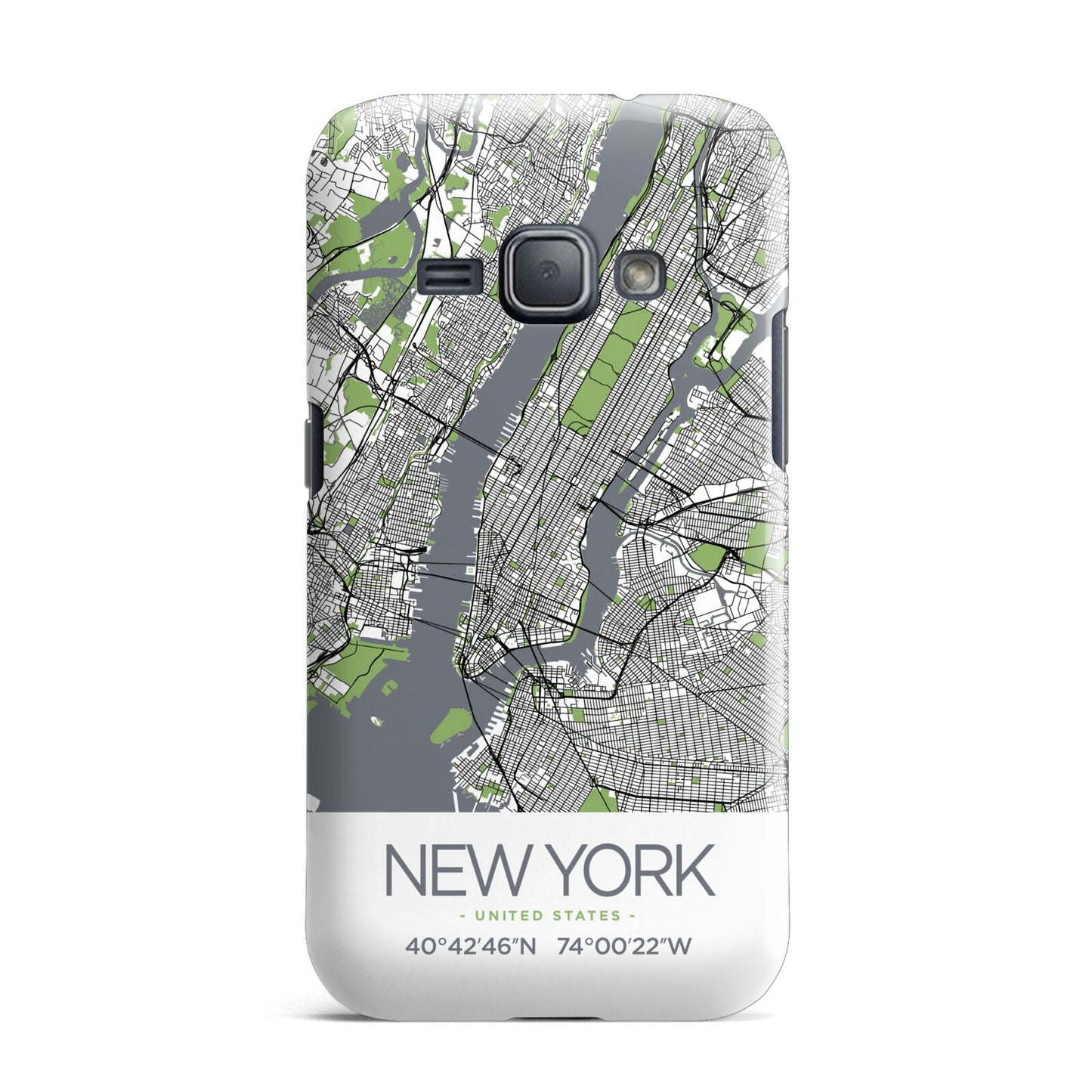 Map of New York Samsung Galaxy J1 2016 Case