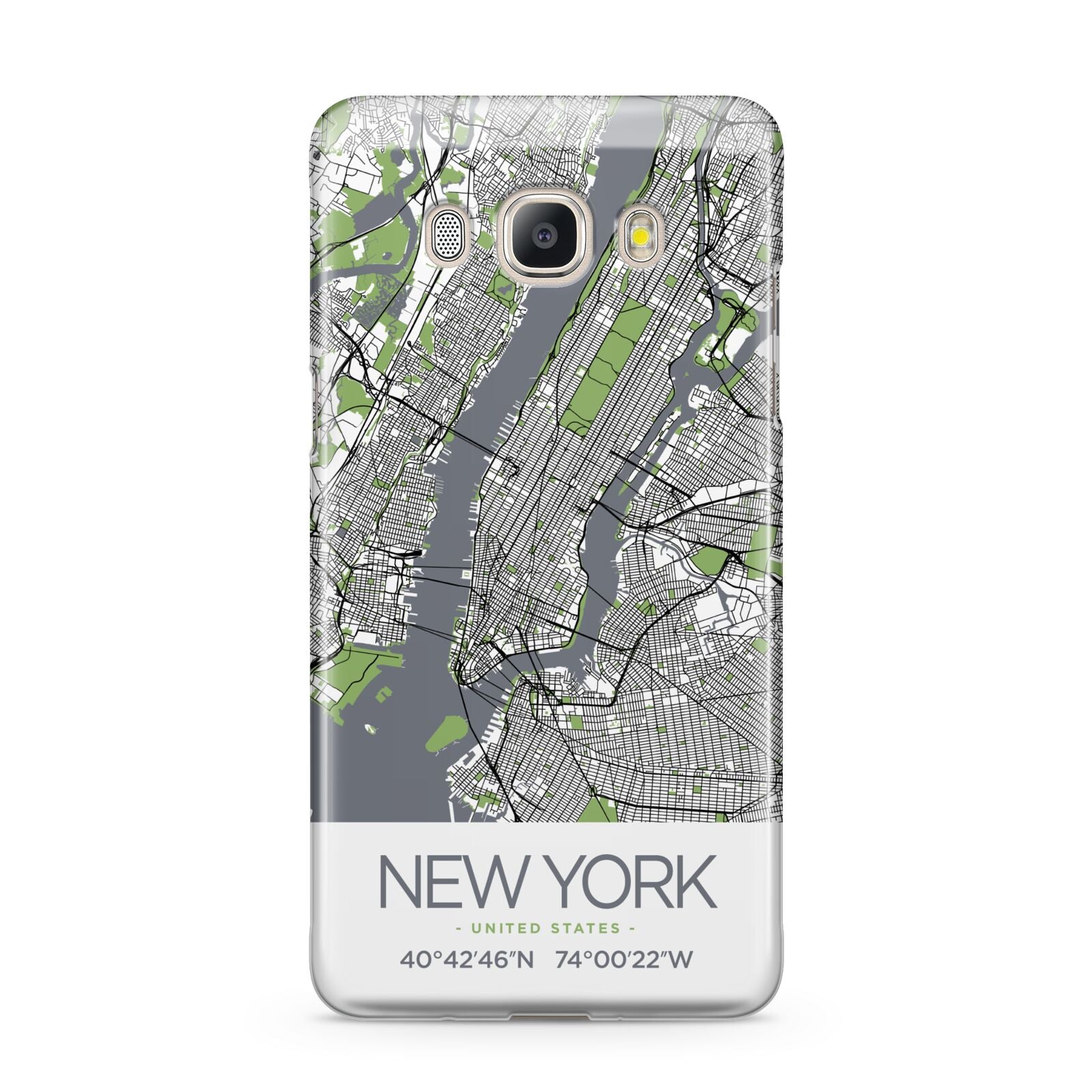 Map of New York Samsung Galaxy J5 2016 Case