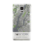 Map of New York Samsung Galaxy Note 4 Case