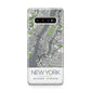 Map of New York Samsung Galaxy S10 Plus Case