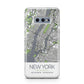 Map of New York Samsung Galaxy S10E Case