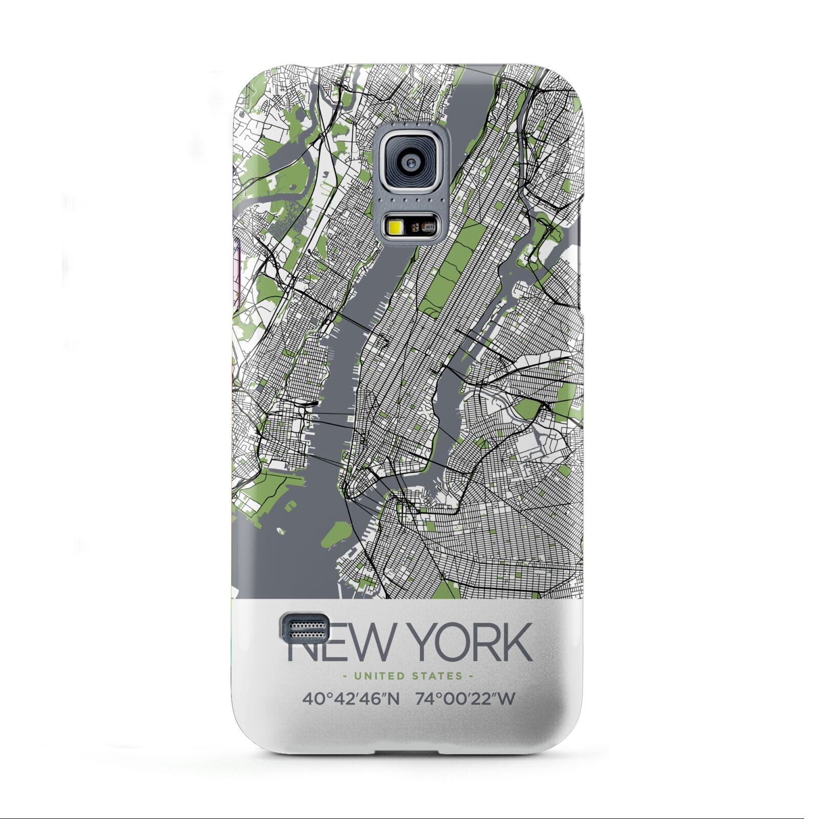Map of New York Samsung Galaxy S5 Mini Case