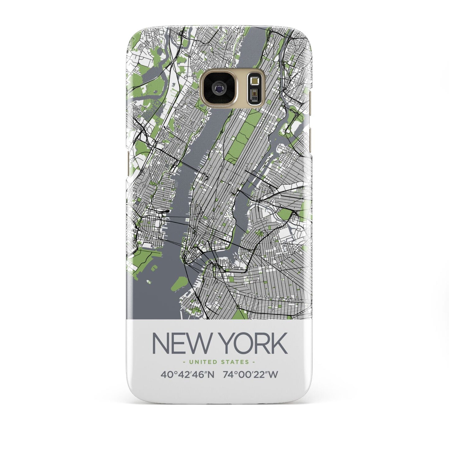 Map of New York Samsung Galaxy S7 Edge Case