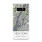 Map of New York Samsung Galaxy S8 Case