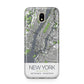 Map of New York Samsung J5 2017 Case