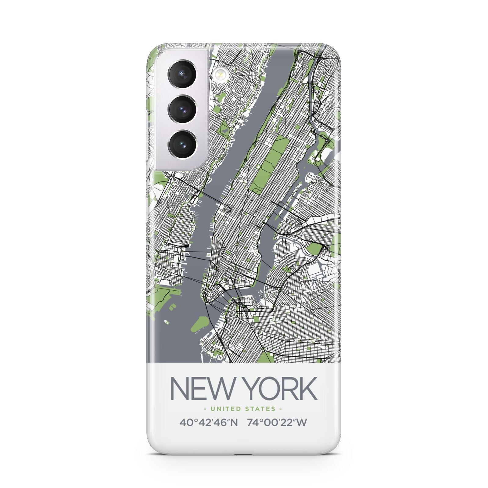 Map of New York Samsung S21 Case