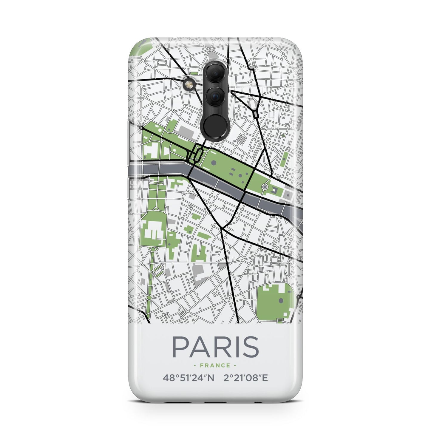 Map of Paris Huawei Mate 20 Lite