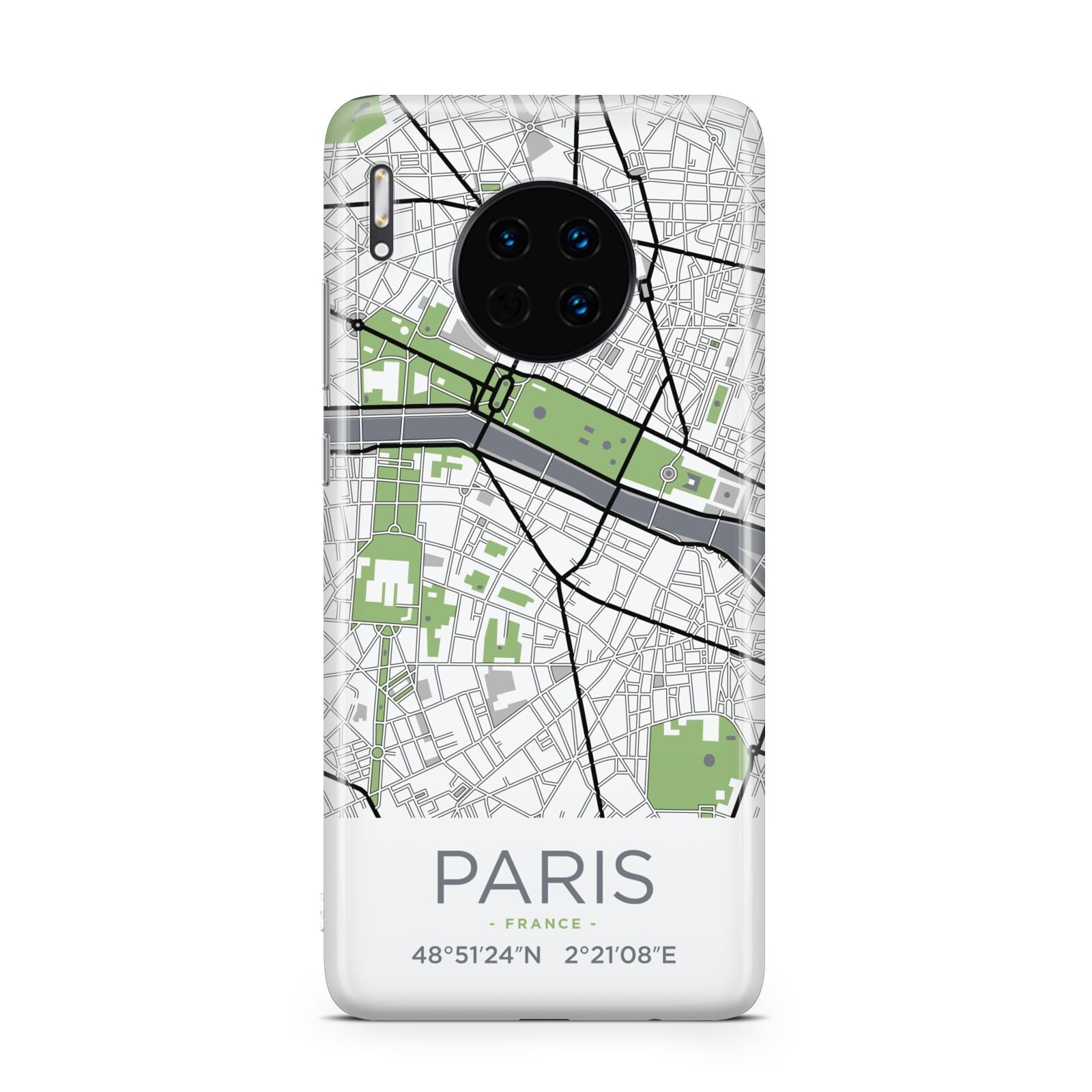 Map of Paris Huawei Mate 30