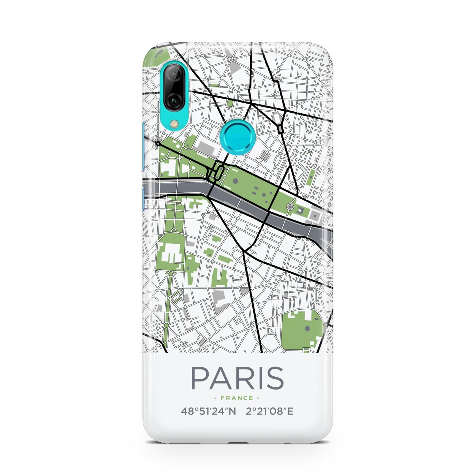 Map of Paris Huawei P Smart 2019 Case