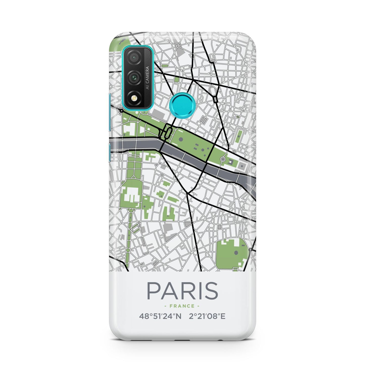 Map of Paris Huawei P Smart 2020