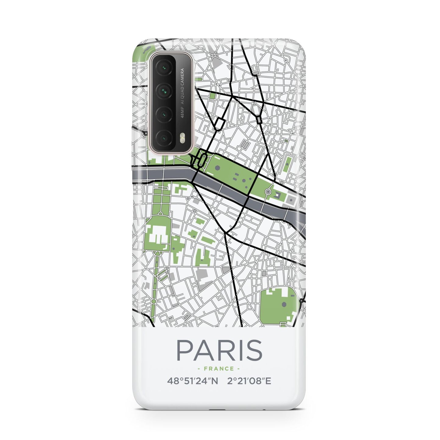 Map of Paris Huawei P Smart 2021