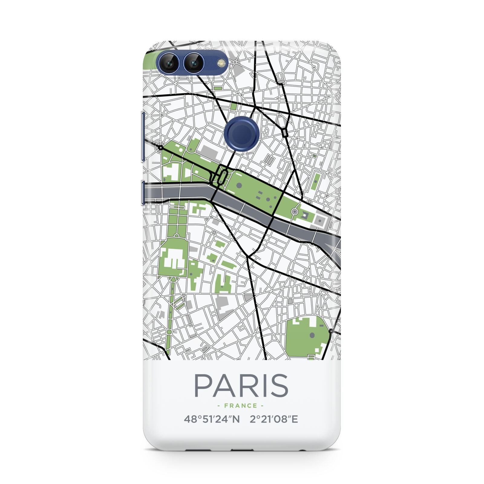 Map of Paris Huawei P Smart Case