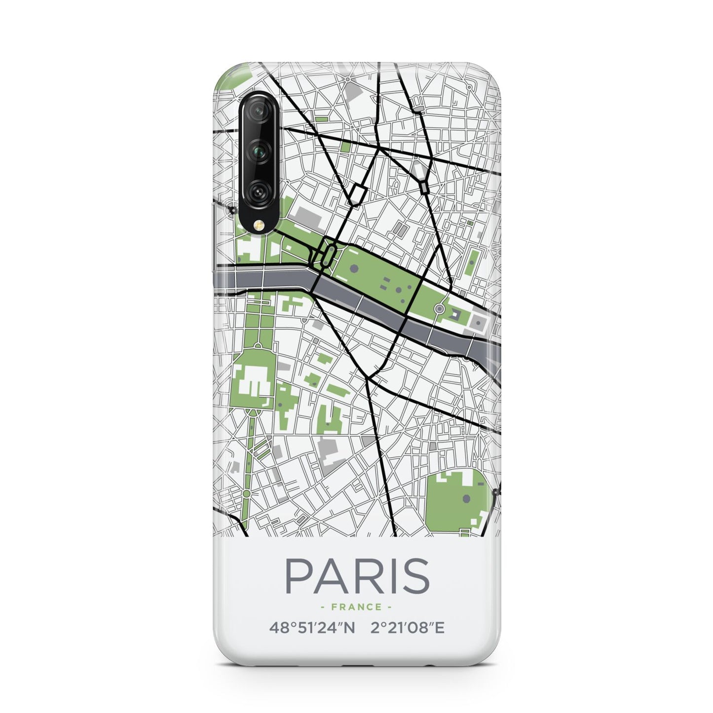 Map of Paris Huawei P Smart Pro 2019