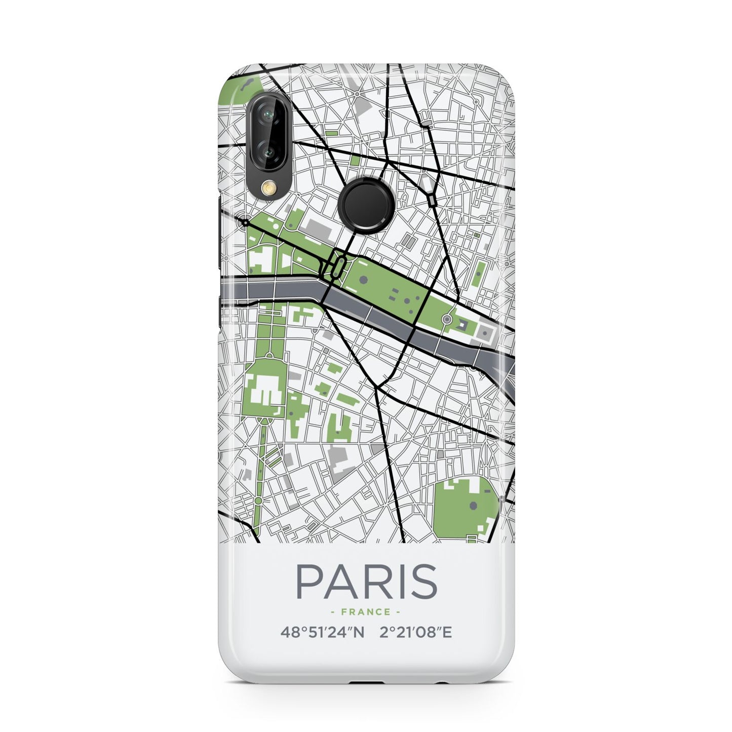 Map of Paris Huawei P20 Lite Phone Case