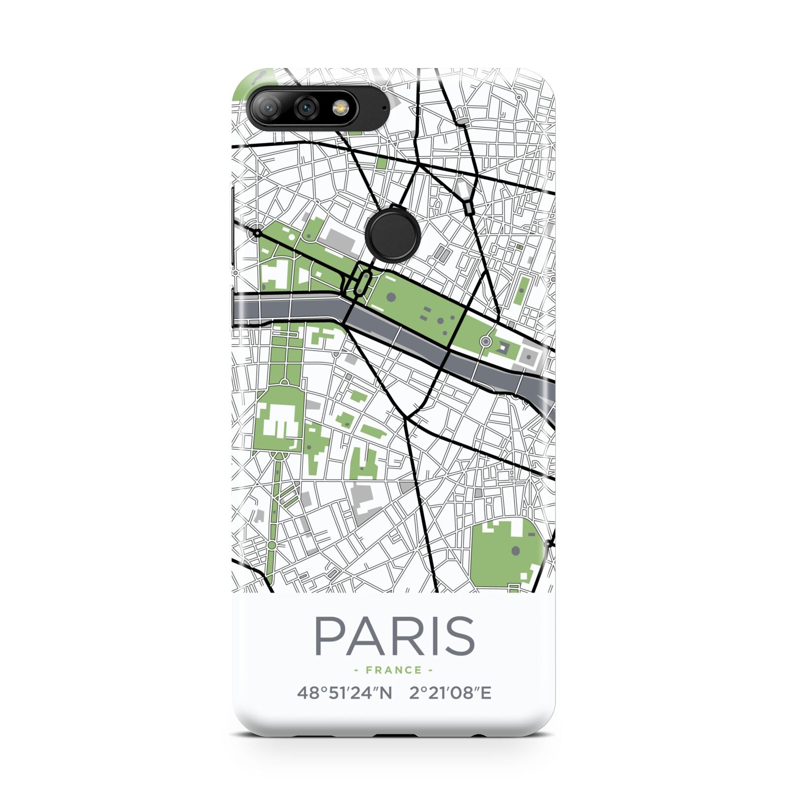 Map of Paris Huawei Y7 2018