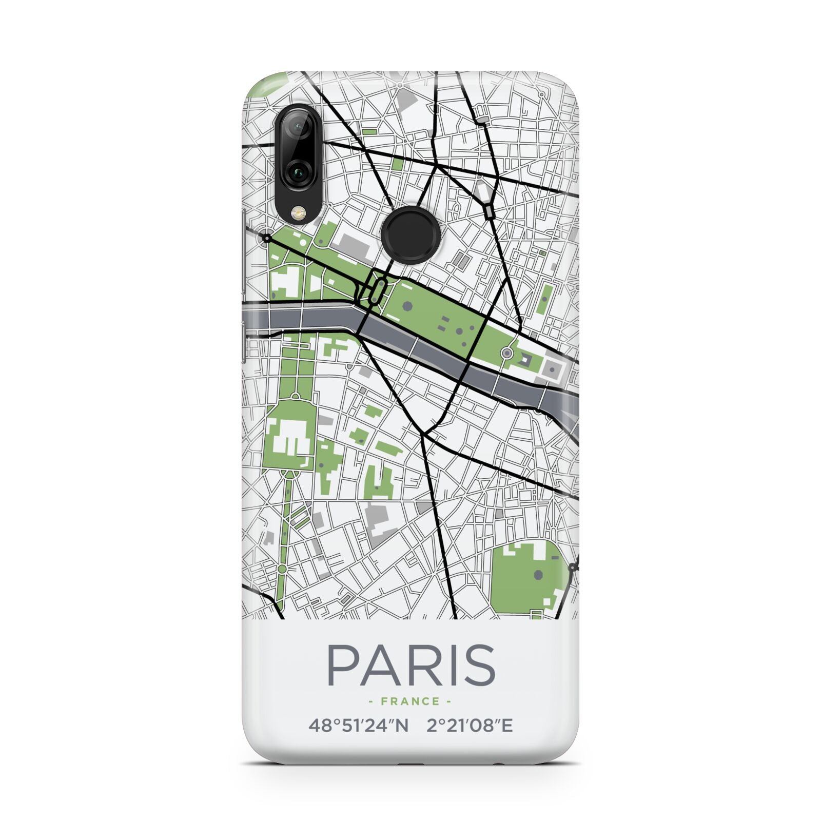 Map of Paris Huawei Y7 2019