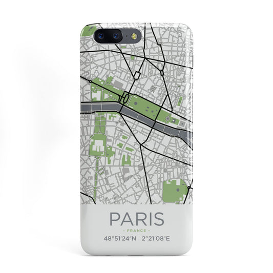 Map of Paris OnePlus Case