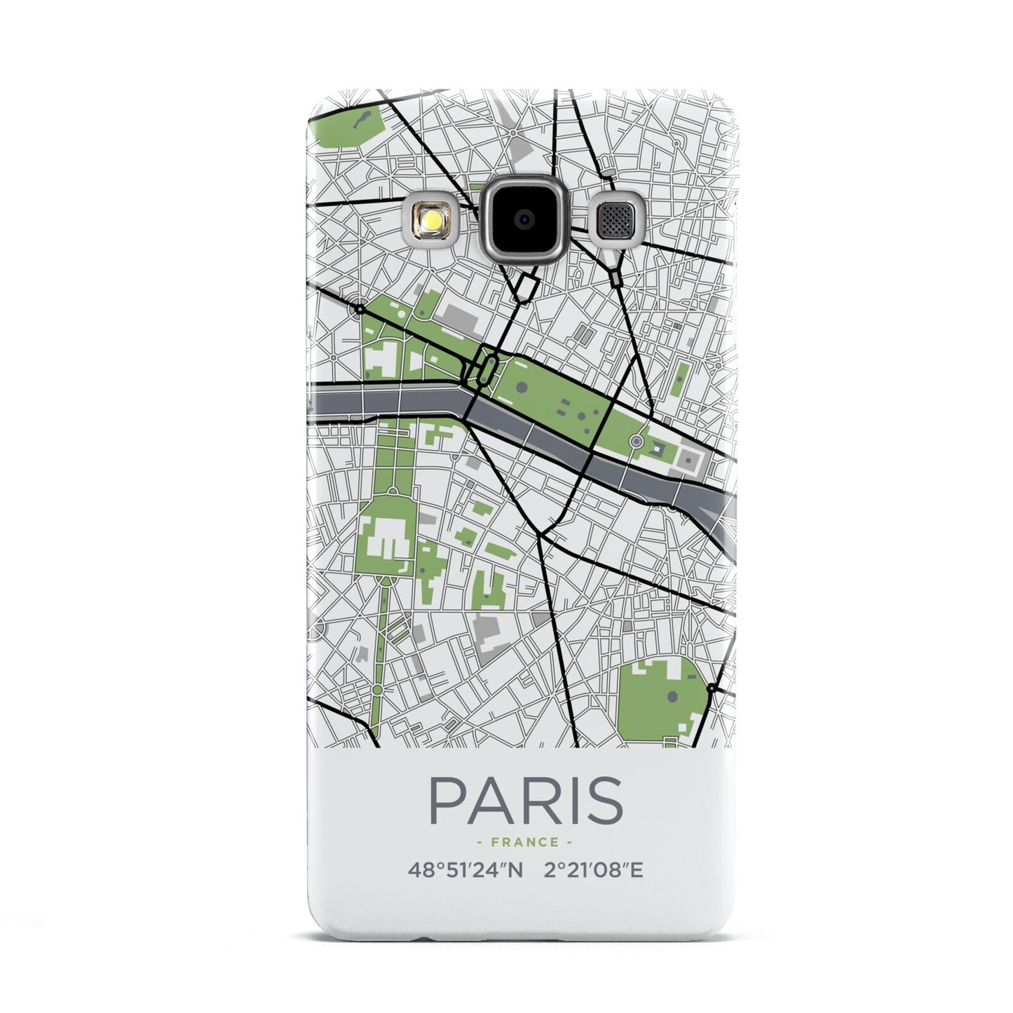 Map of Paris Samsung Galaxy A5 Case