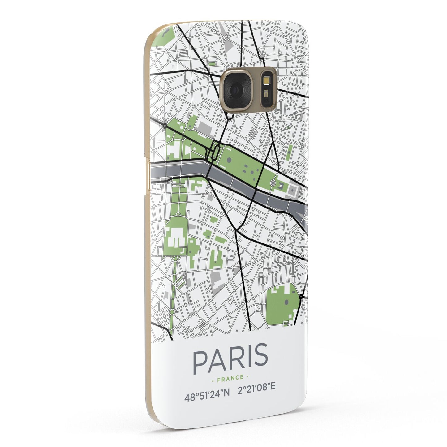 Map of Paris Samsung Galaxy Case Fourty Five Degrees