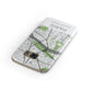 Map of Paris Samsung Galaxy Case Front Close Up