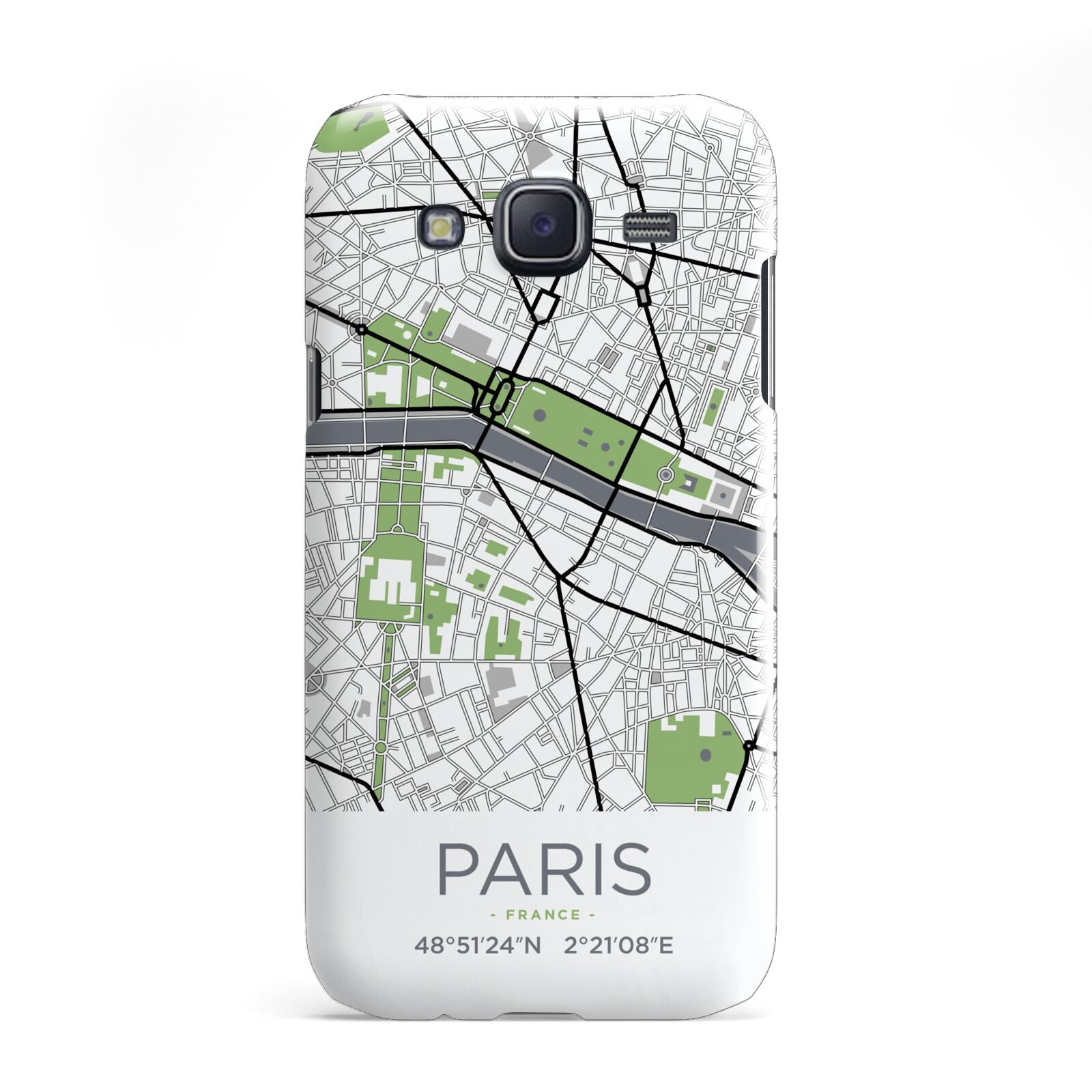 Map of Paris Samsung Galaxy J5 Case