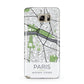 Map of Paris Samsung Galaxy Note 5 Case