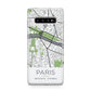 Map of Paris Samsung Galaxy S10 Plus Case