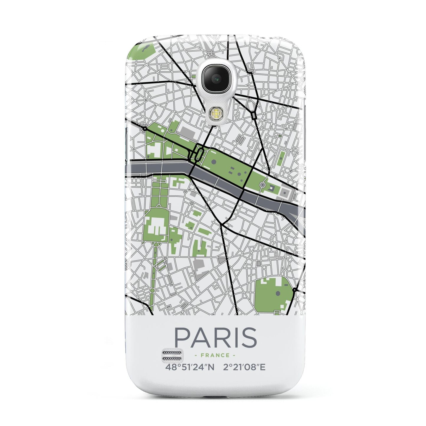 Map of Paris Samsung Galaxy S4 Mini Case