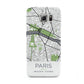 Map of Paris Samsung Galaxy S6 Case
