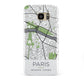 Map of Paris Samsung Galaxy S7 Edge Case