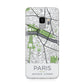 Map of Paris Samsung Galaxy S9 Case