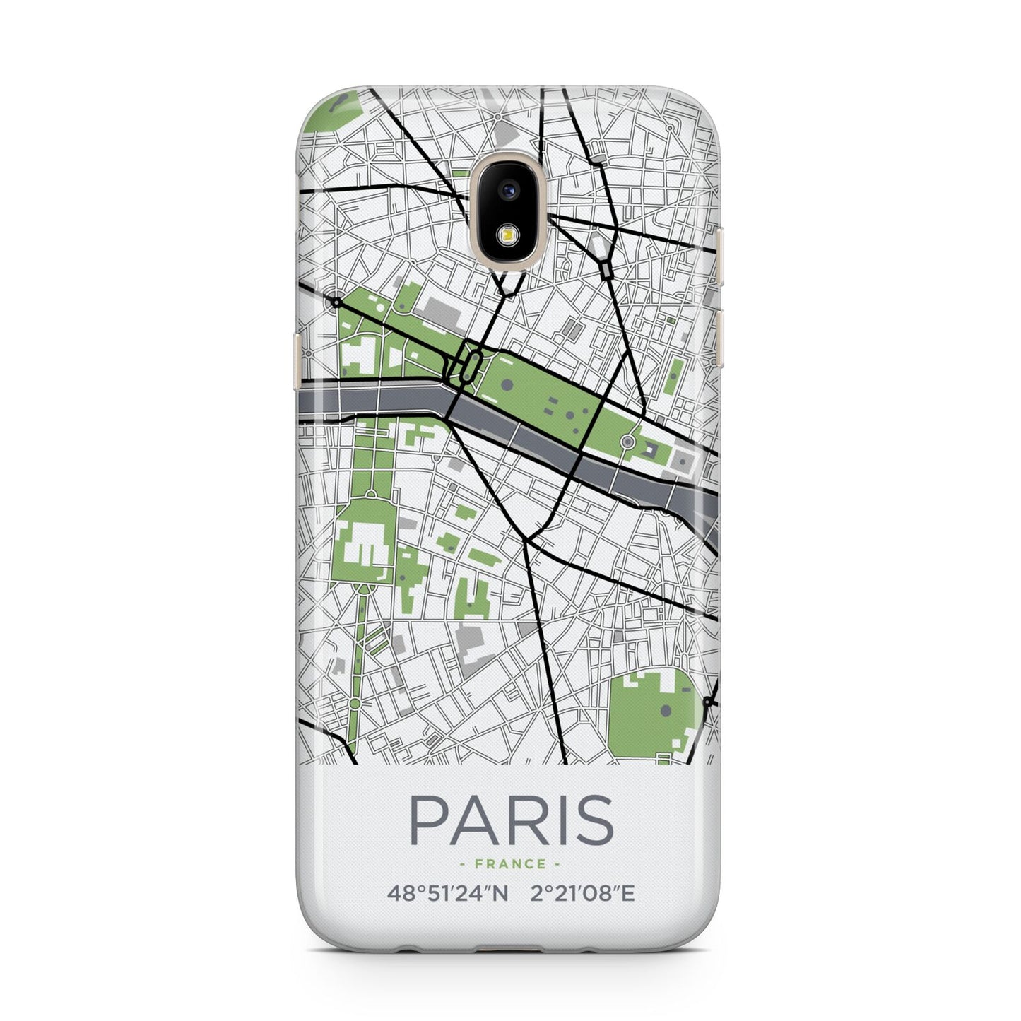 Map of Paris Samsung J5 2017 Case