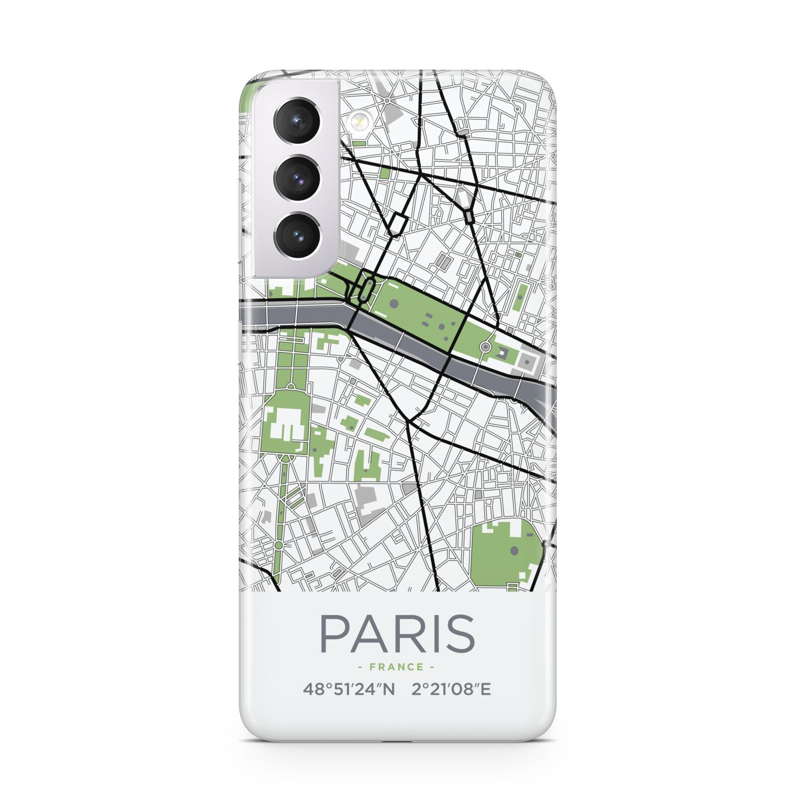 Map of Paris Samsung S21 Case