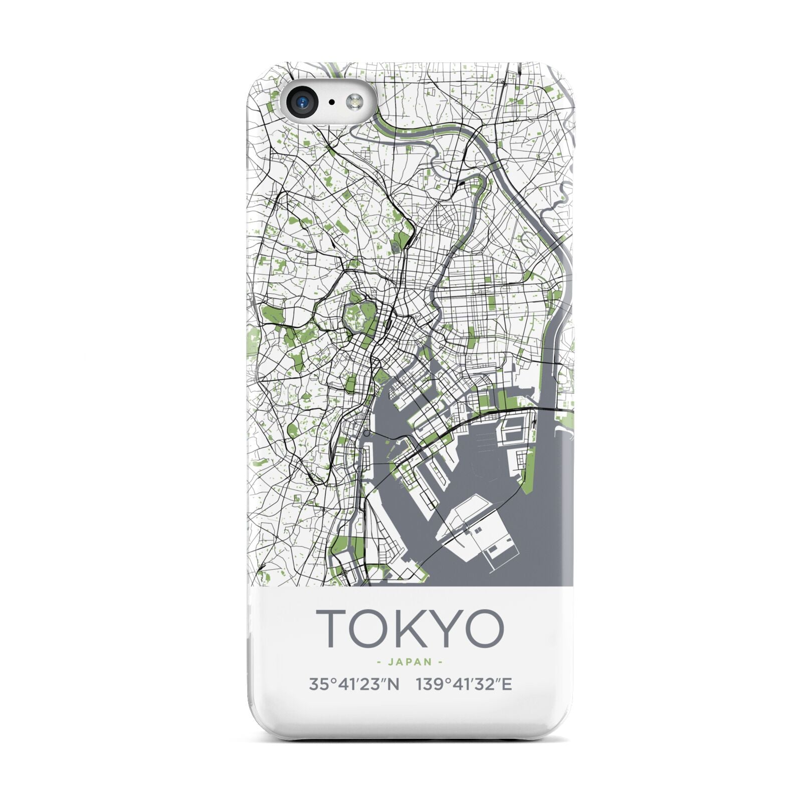 Map of Tokyo Apple iPhone 5c Case