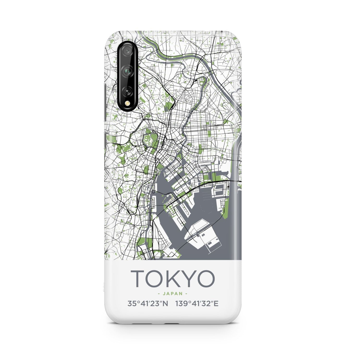 Map of Tokyo Huawei Enjoy 10s Phone Case