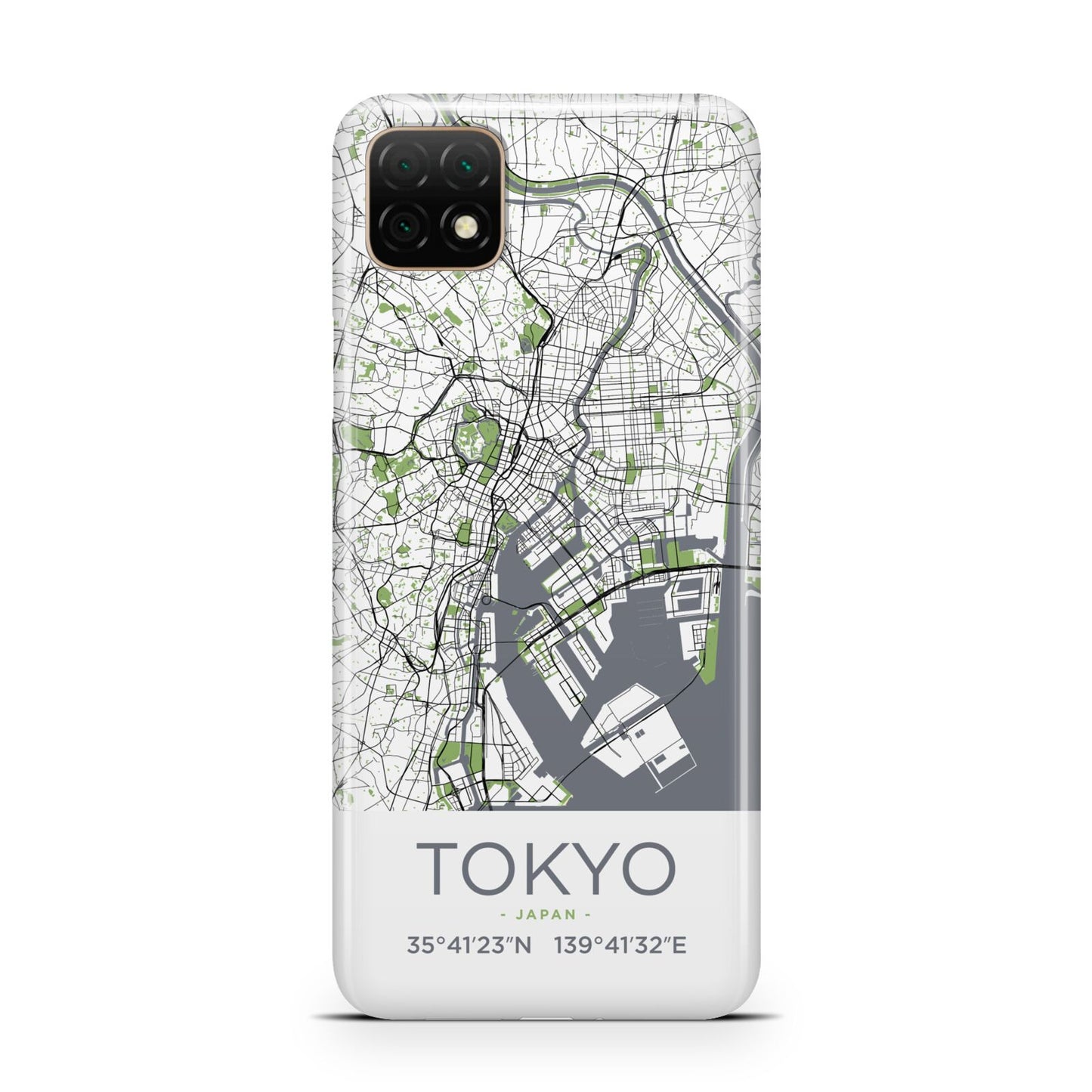 Map of Tokyo Huawei Enjoy 20 Phone Case