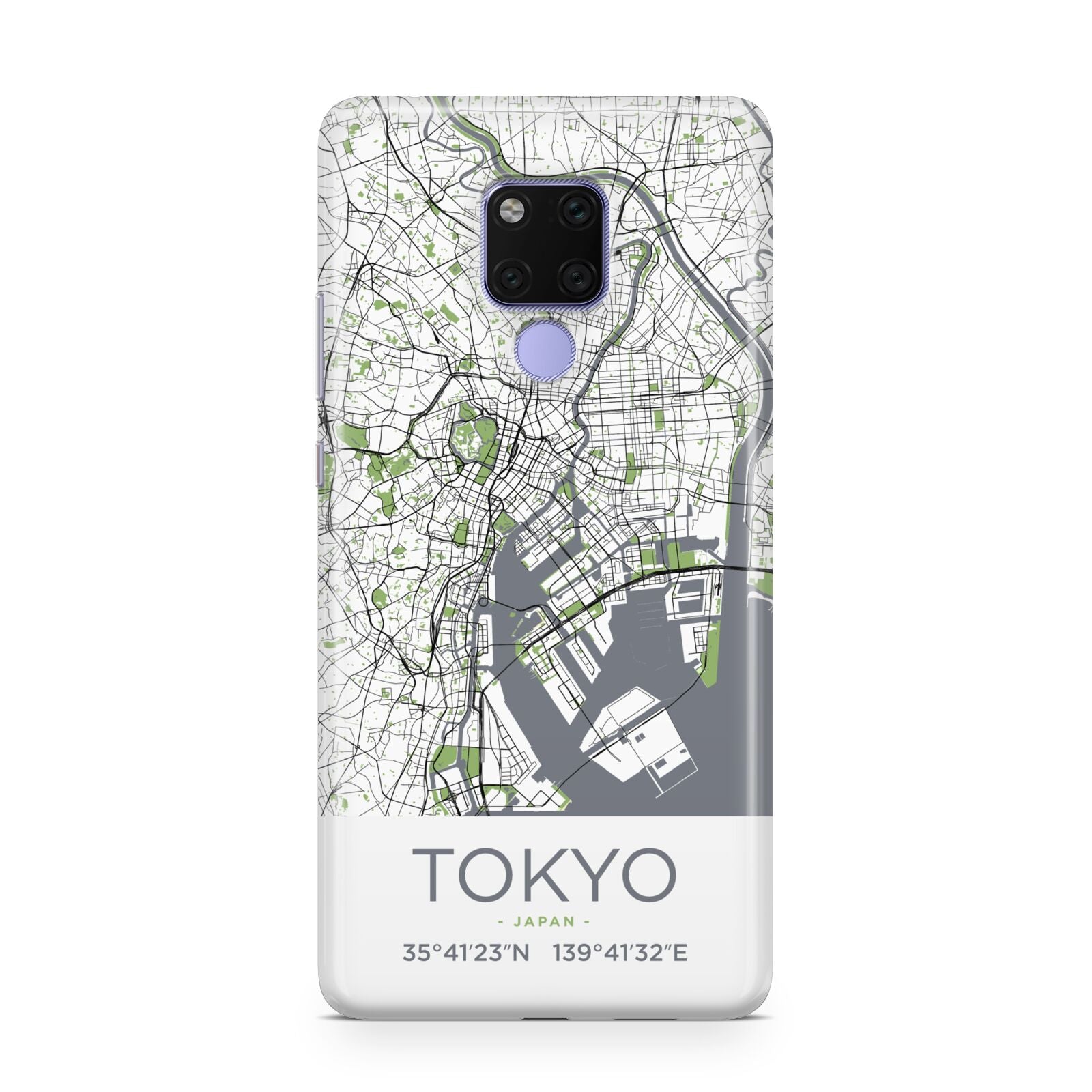 Map of Tokyo Huawei Mate 20X Phone Case