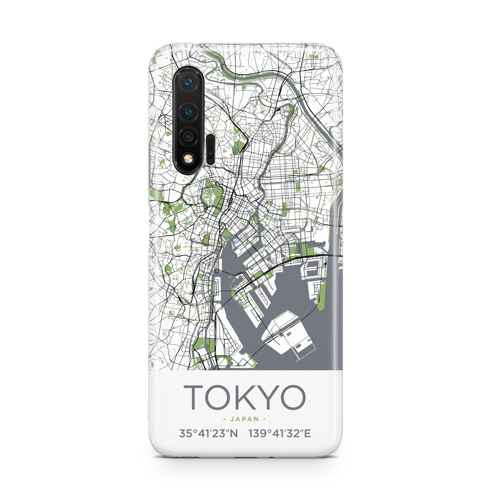 Map of Tokyo Huawei Nova 6 Phone Case