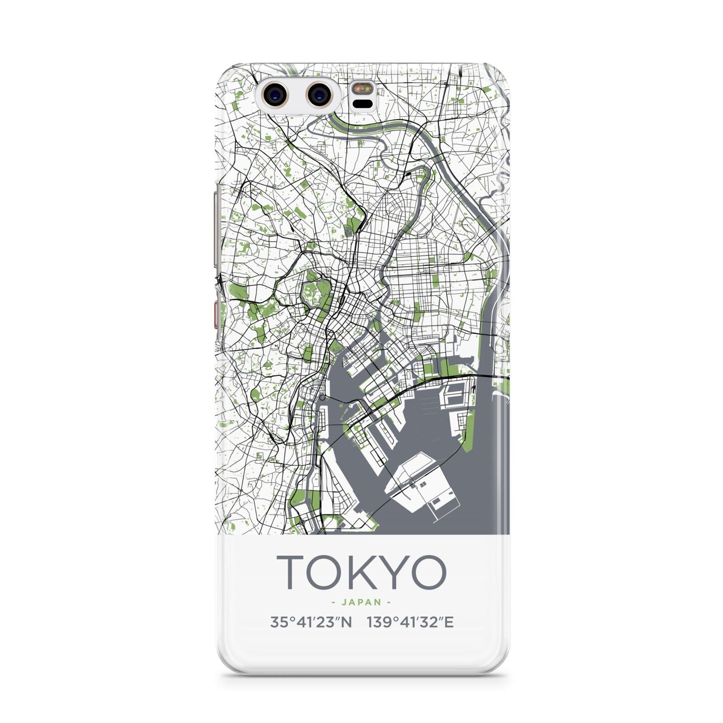 Map of Tokyo Huawei P10 Phone Case