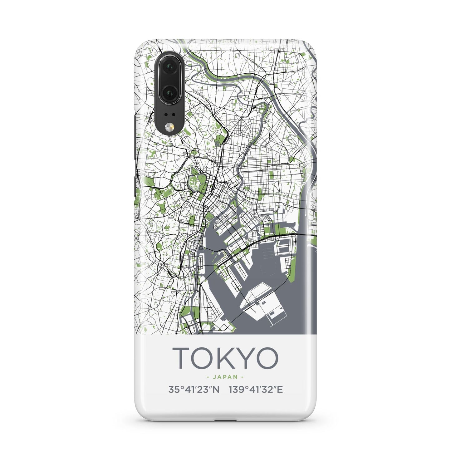 Map of Tokyo Huawei P20 Phone Case