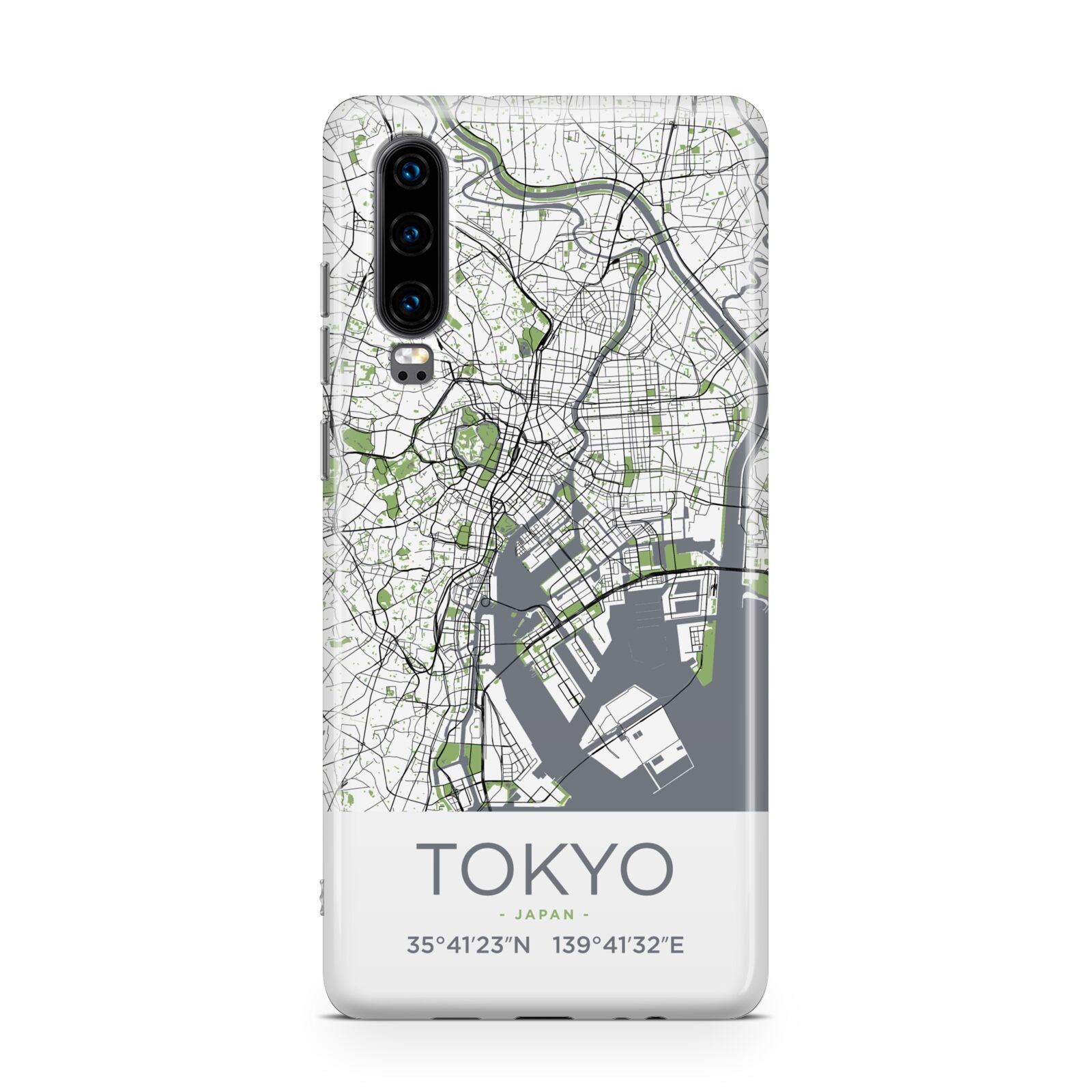 Map of Tokyo Huawei P30 Phone Case